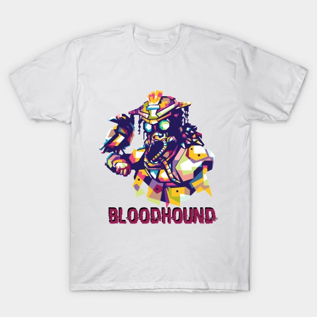 Apex Legends Bloodhound Geometric art T-Shirt by AwHM17